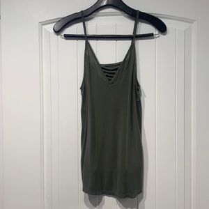 American Eagle Army Green Soft & Sexy Tank